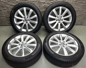 17" Originál VW Helsinky 5x112 zimní pneu 5-6mm - 3