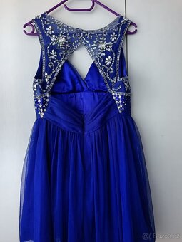 Společenské šaty s flitry,vel M - 3