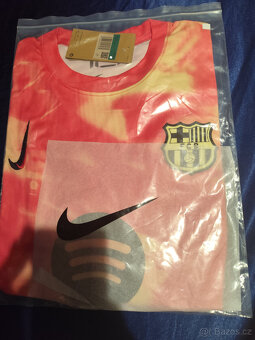 Dres Fc Barcelona Ružový Unikát Batikovaný Nový s visačkami - 3