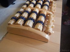 Dřevěná podložka na masáž nohou - 3