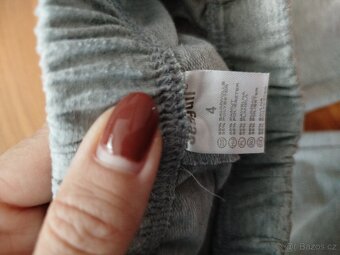 5x dívčí tepláky vel 98-110 - 3