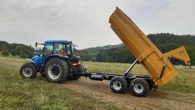 Traktorový návěs,Vlečka,Přívěs,Vlek za Traktor,Dumper 10t - 3