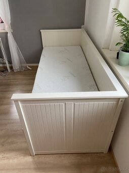 Rozkládací Postel HEMNES + matrace - 3