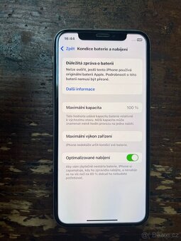 iPhone Xs 64GB, bílý, top stav, nová baterie - 3