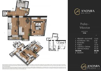 Prodej byty 3+kk, 80 m2 - Praha - Vršovice, ev.č. 00448 - 3