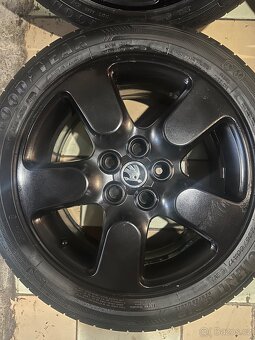 ALU Kola ŠKODA 5x112 R17 PROTEUS Letní Pneu 225/50/17 - 3