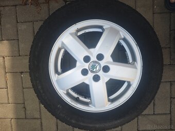 Škoda Octavia I-litá kola 5x100-Barum Brillantis2 195/65 r15 - 3