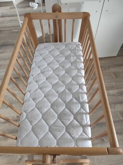 Dětská dřevěná kolébka - 3