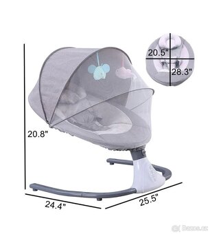 Dětské elektrické kolébky či hopsadla - různé druhy - 3
