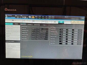 Fiber laser AMADA ENSIS 3015 AJ Inv. č. 7215 - 3