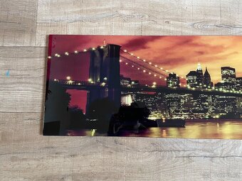Skleněný obraz na stěnu New York 90x30cm - 3