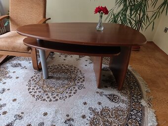 Konferenční stolek masiv - rozkládací - 3