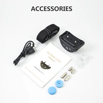 Protištěkací elektrický obojek PD258-S (zvuk + výboj) - 3