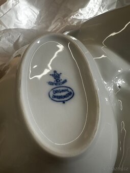 CIBULÁK KABARET TŘÍDÍLNÝ 30 CM ORIGINÁL ČESKÝ PORCELÁN DUBÍ - 3