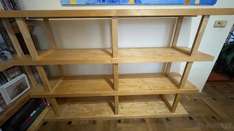 IKEA NORREBO – masivní regál / knihovna (185×121,5 cm) - 3