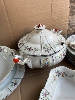 Starožitná Jídelní souprava, porcelánová - 3