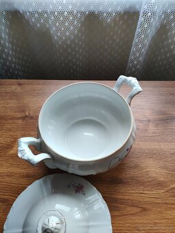 Starožitná porcelánová mísa Moritz Zdekauer - 3