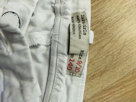 Zara kalhoty bílé 140 cm - 3
