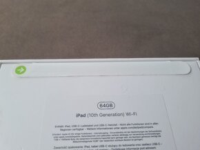 iPAD 64GB (10 th generation) Wi-Fi - 3