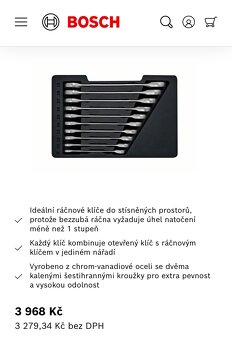 Bosch Professional sada 10 ráčnových klíčů - 3