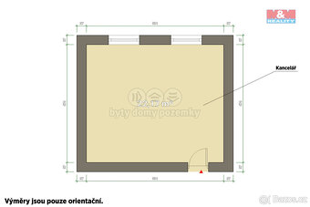 Pronájem kancelářského prostoru, 22 m², Plzeň, ul. Prešovská - 3