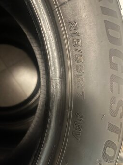 Nabízím zimní pneumatiky Bridgestone Blizzak 215/55 R17 - 3