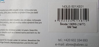 ABREX 1:43 ŠKODA 130RS TEST SVĚTA MOTORŮ LIMITKA 300 KS - 3
