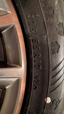 Nová BMW originál ALU kola 5x112 zimní pneu DUNLOP 225/55/17 - 3