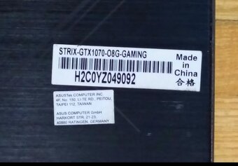 Grafická karta GTX 1070 Asus Strix O8G - 3