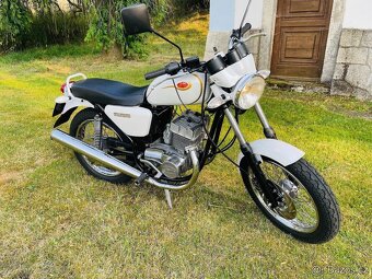 Jawa 350 Californian 5, bílá perleť, český TP - 3