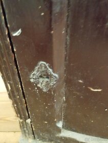 Starý noční stolek, skříňka - 3