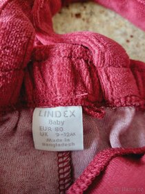 Kalhoty s laclem Lindex, vel. 80, 2 ks - 3