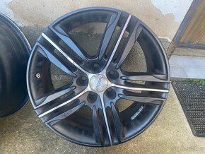 Prodám ALU disky Ronal R57 BK 7.5x17 5x114.3 ET 50 - 3