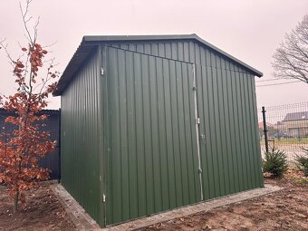 Plechová garáž 3x4m - 3