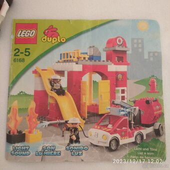 Lego duplo 6168 hasičská stanice, hasiči - 3