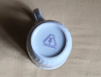hrnek fialky 250ml , kralovarský porcelán - 3