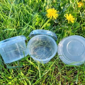 Plastový kelímek - PP transp.,čistý objem 100ml,průměr 75mm - 3