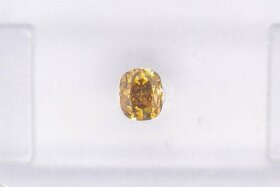 Diamant - Natural Fancy Deep Brown Yellow - 0,31ct - SI1 - 3