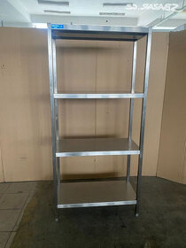 Nerezový regál 4 policový 85x40x180cm - 3