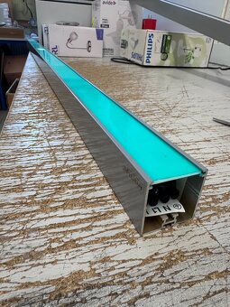 4x hliníkové liniové svítidlo na zářivku T5, 168cm. a 202cm - 3