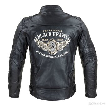 Kožená motobunda W-TEC Black Heart Wings Leather Jacket XL - 3