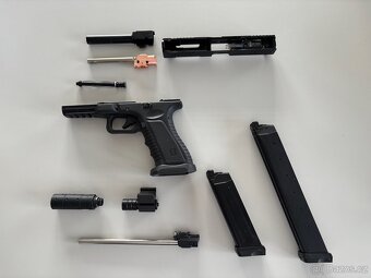 APS Black Hornet CO2 GBB Airsoft + combat belt - 3