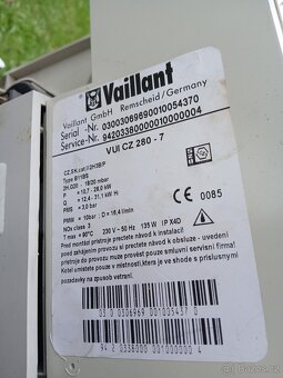 Prodám plynový kotel Vailant VUI CZ 280-7 - 3