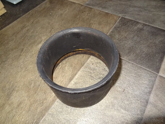 Redukce kouřovodu do komina zder 130 / 150 mm černá - 3