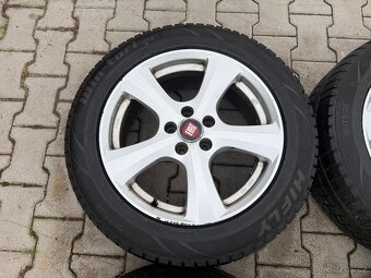 4x al kola 5x108 17 + pneu zimní 225/55 R17 - 3