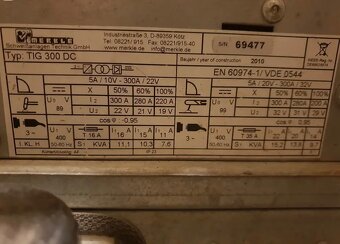 Merkle TIG 300 DC/WK 230/300 - 3