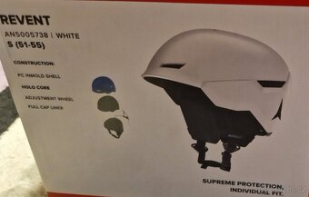 Lyžařská helma Atomic Revent Jr. 51-545+brýle - 3