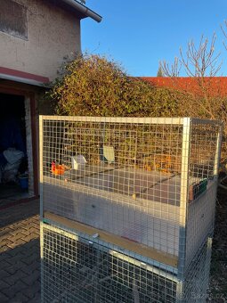 Dvoupatrová voliéra pro ptactvo / drobná zvířata - 3