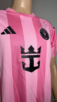 Inter Miami CF Adidas Dres – růžový, skvělý stav - 3