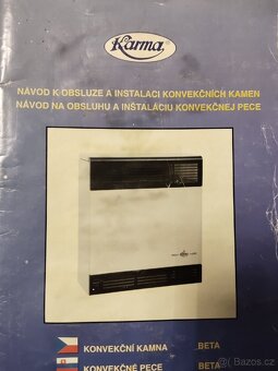 Plynová kamna Karma Beta - 3